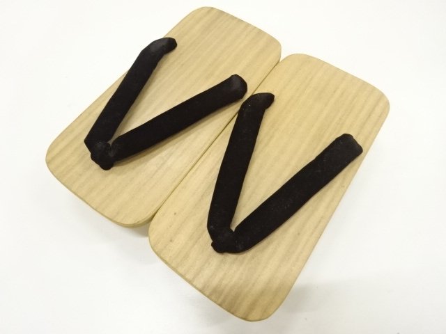 JAPANESE KIMONO / UNUSED MENS GETA (23.5 CM) FOR MEN